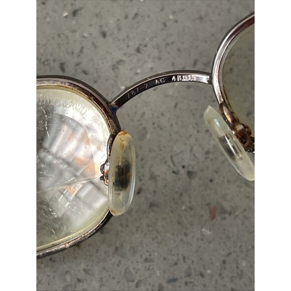 ArtCraft WF677 67761 Gunmetal Oval Eyeglasses Frames ONLY 48-18-145 Z87-2 - Picture 11 of 15